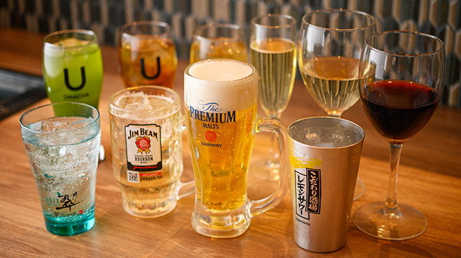 Teppan Matsudo Higashiguchi Ten - メイン写真:ランチドリンク