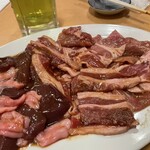 Kinshoen - 豚ロース　レバー　コブクロ　
