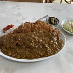 食堂よしかわ - 2024.5 特大カツカレー(1,550円)