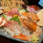 千年の宴 - 刺し身五種盛り