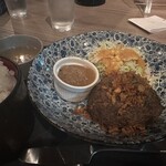 winedining YOSHIHAMA - ハンバーグ定食（ライス大盛）