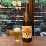 室町砂場 - 瓶ビール大 キリン（1,045円）