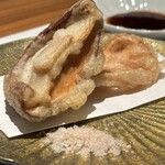 しの平 - 椎茸、蓮根天ぷら