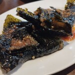 ニユートーキヨー ビヤホール - ラム肉を海苔で巻いたもの