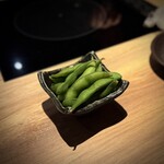 博多もつ鍋おおやま - ・博多満喫コース、枝豆(席料含む)