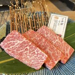 焼肉すだく - このサシが最高のイチボ
