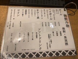 築地 男前鮓 - メニュー②